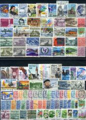 100 Çeşit Damgalı Finlandiya Pulları