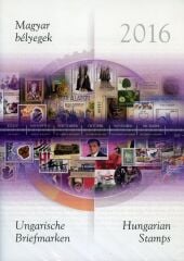 2016 MACARİSTAN,Yıl Seti,Macar PTT'si tarafından hazırlanmıştır