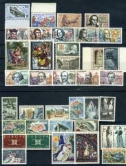 FRANSA 1963 Yıl Seti, Damgasız