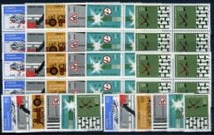 Koleksiyon Pulları,1977 Trafik Güvenliği 10 Serilik Toptan Satış