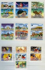 Koleksiyon Pulları,200 Çeşit WALT DİSNEY Konulu Pullar