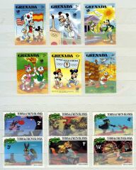 Koleksiyon Pulları,200 Çeşit WALT DİSNEY Konulu Pullar