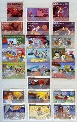 Koleksiyon Pulları,200 Çeşit WALT DİSNEY Konulu Pullar