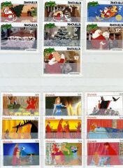 Koleksiyon Pulları,200 Çeşit WALT DİSNEY Konulu Pullar