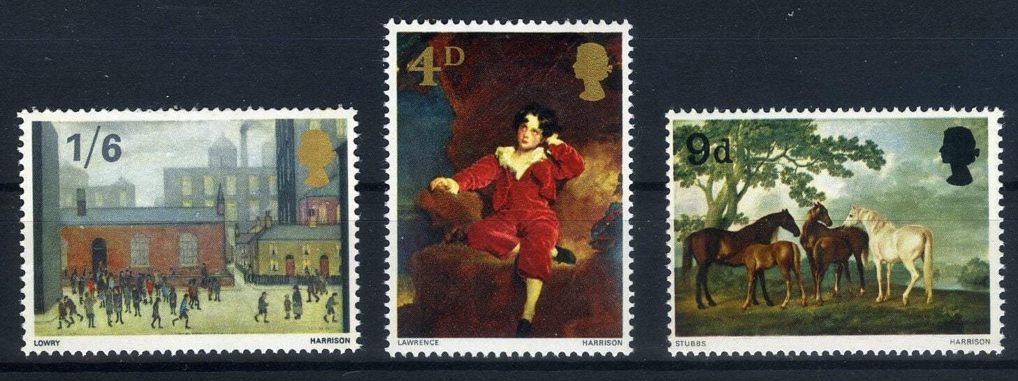 Koleksiyon Pulları,1967 İngiltere,3 Pul Damgasız Tam Seri