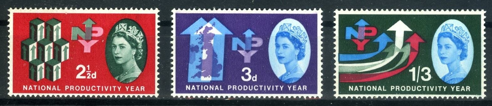1962 Yılında , 3 Pulluk ''Ulusal Verimlilik Yılı'' Konulu Damgasız Tam Seri Kullanıma Çıkarılmıştır.