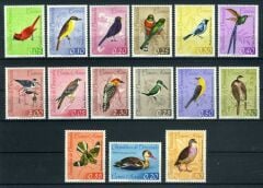 Koleksiyon Pulları,1962 Venezuela 15 Pulluk Kuşlar Serisi