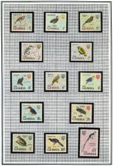 Koleksiyon Pulları,1966 GAMBİA,Damgasız Kuşlar Tam Seri