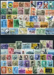 Koleksiyon Pulları,100 Çeşit Damgalı Türk Pulları (114 Çeşit Konmuştur)