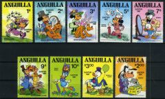 Koleksiyon Pulları,Walt Disney,1981 Damgasız Tam Seri,9 Pul,Jst-2