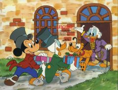 Koleksiyon Pulları,Walt Disney,Lesotho Özel Blok Damgasız Tam Seri,Jst-10