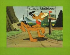 Koleksiyon Pulları,Walt Disney,Maldives Cumhuriyeti Özel Blok Damgasız Tam Seri,Jst-12