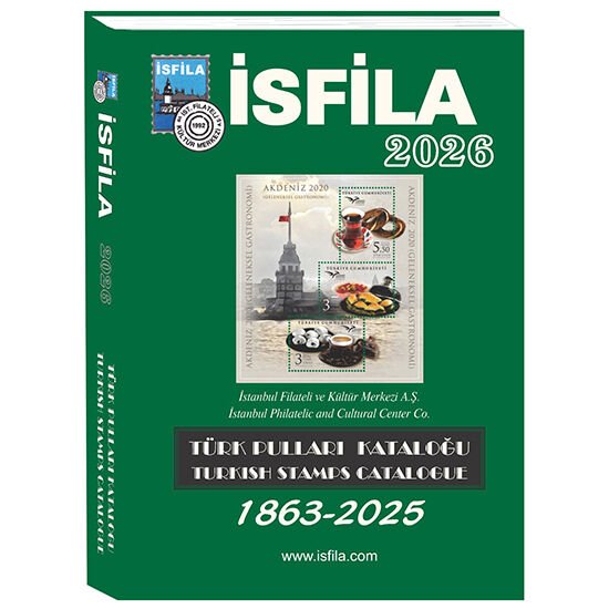 İsfila 2026 Türk Pulları Kataloğu 1863-2025