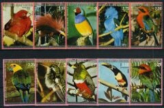 Koleksiyon Pulları, Ekvatoral Gine Cumhuriyeti,Kuşlar,J.Stamps33