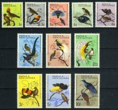 Koleksiyon Pulları,Papua Yeni Gine,Kuşlar Konulu,Damgasız Seri,J.Stamps34
