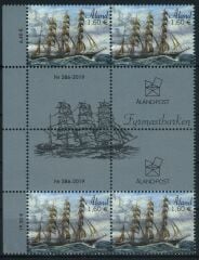 Koleksiyon Pulları,2019 Aland Adası,Gemi Konulu,J.Stamps-37