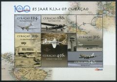 Koleksiyon Pulları,Curaçao,6 Pulluk Uçaklar Konulu Özel Blok,J.Stamps-40