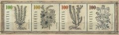 Koleksiyon Pulları,İsviçre Çiçekler 2018,Damgasız,J.Stamps-42
