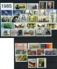 Koleksiyon Pulları,Almanya Tam Koleksiyon,1985 Yıl Seti,J.Stamps-59