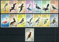 Koleksiyon Pulları,1973 Turks and Caicos İslands,15 Pulluk Kuşlar Serisi,J.Stamps-73