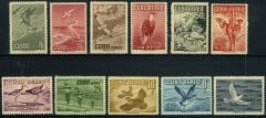 Koleksiyon Pulları,1956 Cuba 11 Pulluk Damgasız Kuşlar Konulu Tam Seri,J.Stamps-75