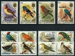 Koleksiyon Pulları,Aitutaki Kuşlar Konulu Damgasız Seri,J.Stamps-77