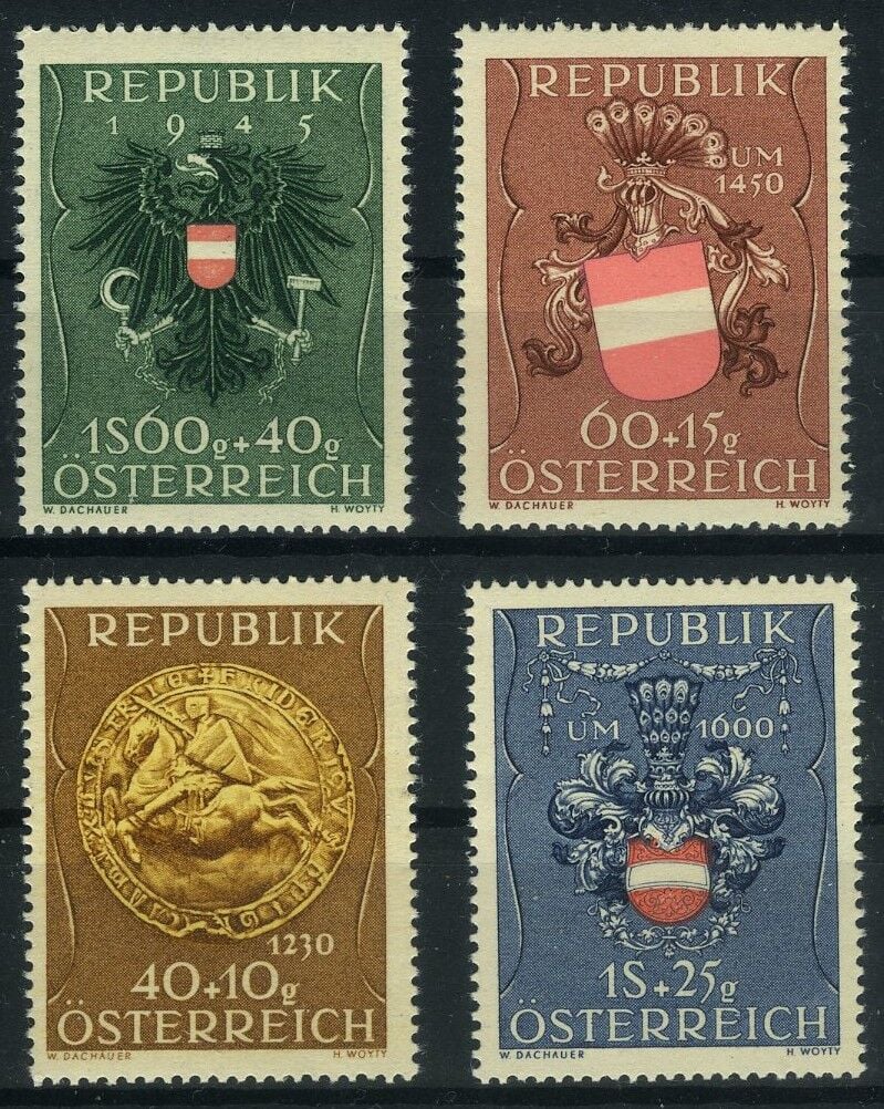 Koleksiyon Pulları,1949 Harp Esirleri,4 Pulluk Damgasız Tam Seri,J.Stamps-91