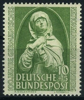 Koleksiyon Pulları,1952 Almanya,Tek Pul Damgasız Tam Seri,J.Stamps-100
