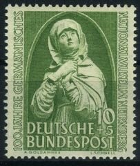 Koleksiyon Pulları,1952 Almanya,Tek Pul Damgasız Tam Seri,J.Stamps-100