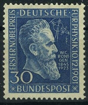 Koleksiyon Pulları,İlk Fizik Nobel Ödülünü Alan,Wilhelm Röntgen,J.Stamps-104