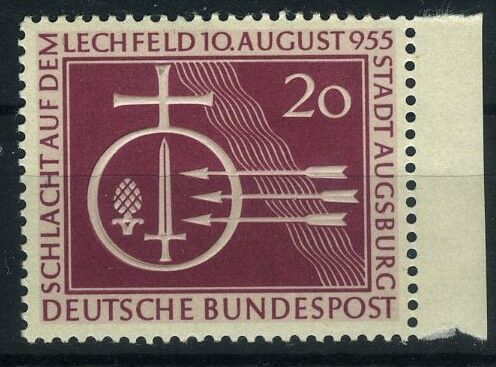 Koleksiyon Pulları,1955 ALMANYA, Lechfeld Savaşı,J.Stamps-106
