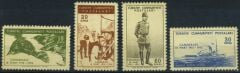 Koleksiyon Pulları, 1955 Çanakkale Zaferi,4 Pul Damgasız,J.Stamps-119
