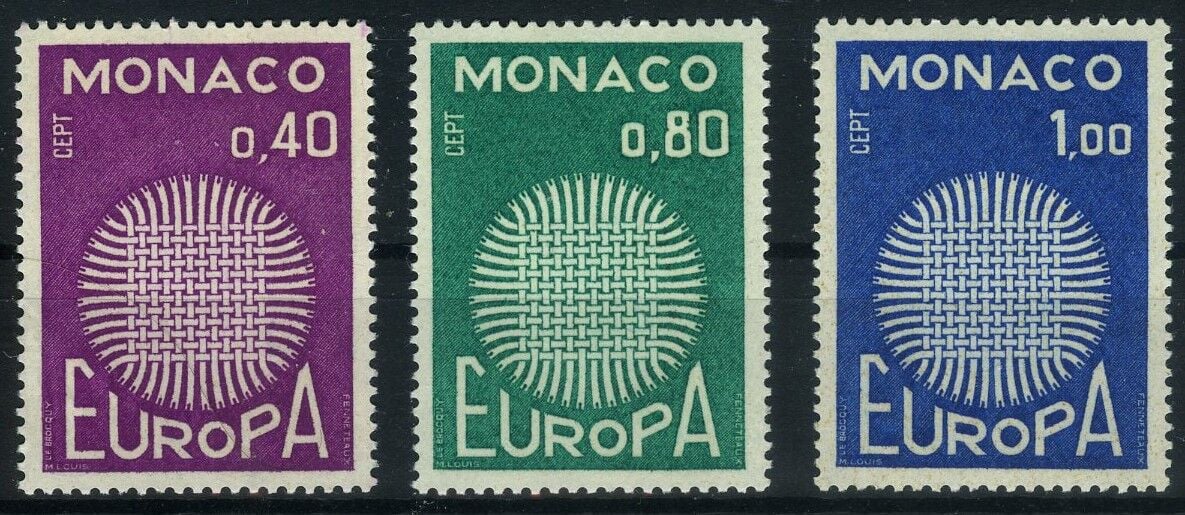 Koleksiyon Pulları,1970 MONACO Europa CEPT Damgasız,J.Stamps-131