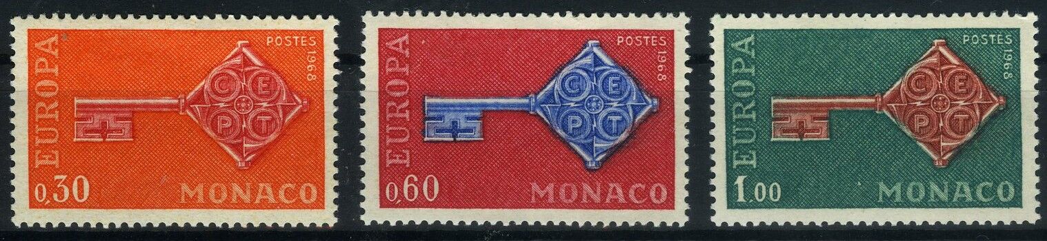 Koleksiyon Pulları,1968 MONACO Europa CEPT,J.Stamps-132