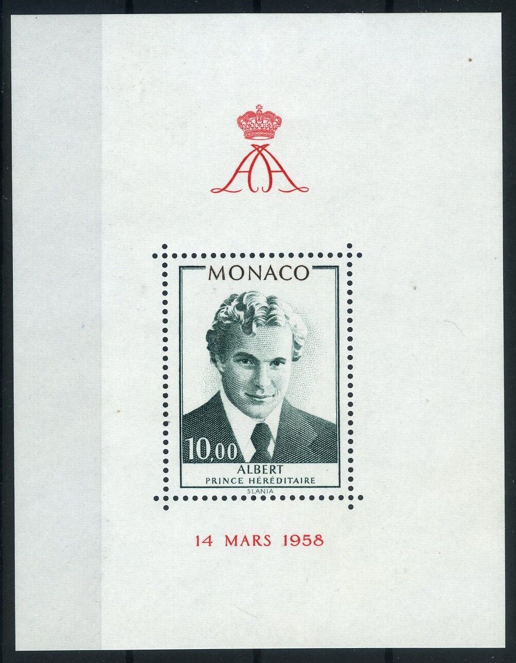 Koleksiyon Pulları,1979 MONACO Özel Blok,Prens Albert,J.Stamps-136