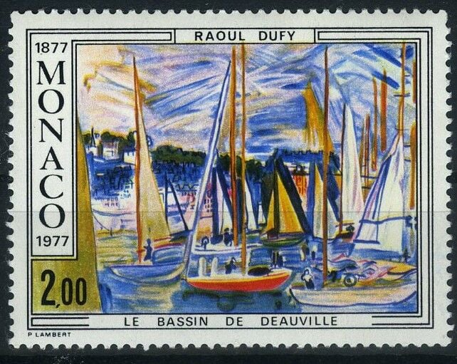 Koleksiyon Pulları,1977  Tablo Serisi, Tek Pul Tam Seri, J.Stamps-137