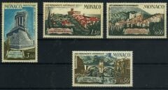 Koleksiyon Pulları, 1971 MONACO 4 Pulluk Damgasız Tam Seri,J.Stamps-140