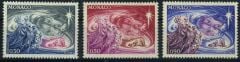 Koleksiyon Pulları,1972 Noel Konulu 3 Pul Damgasız,J.Stamps-143