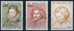 Koleksiyon Pulları,1977 MONACO,P.P.Rubens'in 400.Yılı,J.Stamps-150