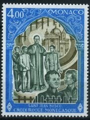 Koleksiyon Pulları,1977 Kızılhaç Konulu Monaco Tek Pulluk Tam Seri,J.Stamps-152
