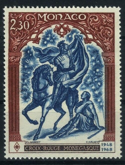 Koleksiyon Pulları,1968 Kızılhaç'ın 20.Yılı,Damgasız Tek Pul,J.Stamps-157
