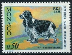 Koleksiyon Pulları,1971 Uluslararası Köpek Fuarı,Tek Pul Tam Seri,J.Stamps-163