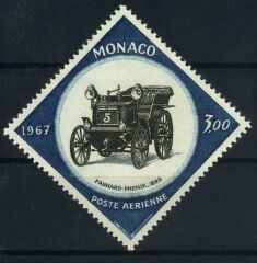 Koleksiyon Pulları,Monako,29.Ralli Tek Pul Tam Seri,J.Stamps-181