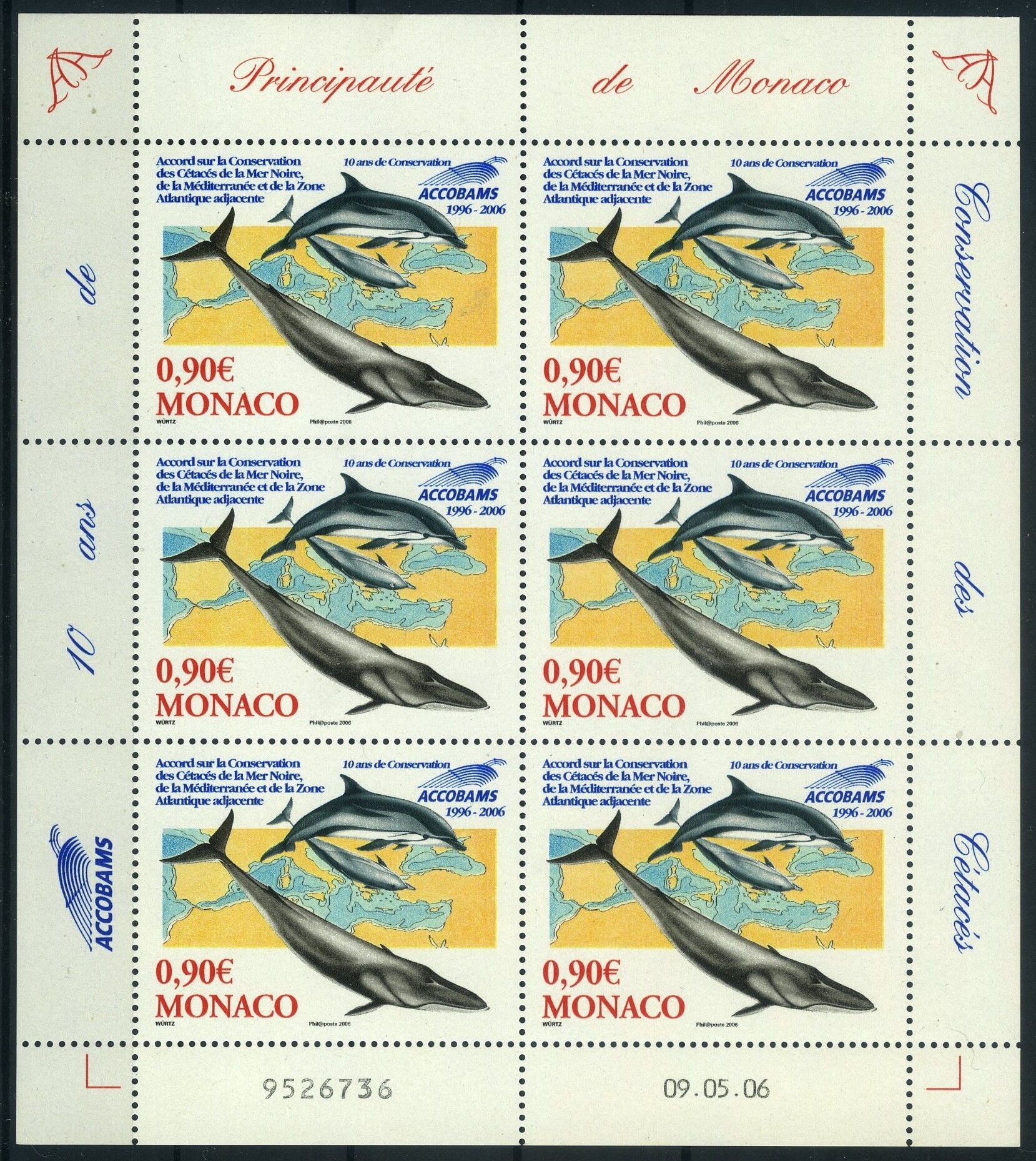 Koleksiyon Pulları,2006 Büyük Deniz Balık ve Memelilerin Korunması,J.Stamps-183