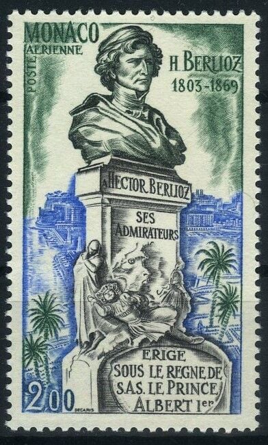 Koleksiyon Pulları,1969 Besteci Hector Berlioz'un 100.Ölüm Yılı,J.Stamps-195