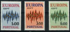 Koleksiyon Pulları,1972 Europa CEPT 3 Pulluk Damgasız Tam Seri, ECEPT-5