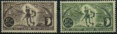 Koleksiyon Pulları,1946 Belçika, Bastogne Savunması,2 Pul,Bel-11