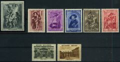 Koleksiyon Pulları,1939 Rubens'in Evinin Onarımı,8 Pulluk Tam Seri,Bel-23