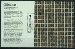 Koleksiyon Pulları,2015 Gibraltar,Penny Black Özel Blok,Gib-3