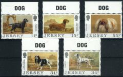 Koleksiyon Pulları,1988 Köpekler,Jersey Adası,Damgasız,Jersey-4